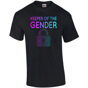 Keeper Of The Gender Reveal Party Baby Announcement Ideas T-Shirt