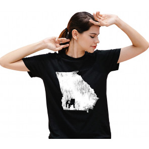 Georgia Bulldogss For Women UGA Apparel Fans Of Bulldogs Football Distressed College T-Shirt
