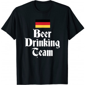 German Beer Drinking Team Oktoberfest Boot T-Shirt