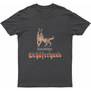 German Shepherd German Shepherd Lovely Dog With Lettering German Dog T T-Shirt