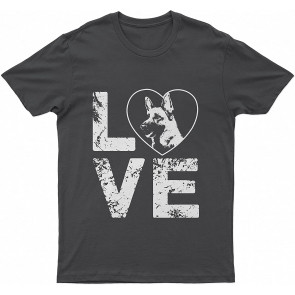 German Shepherd I Love My Lovely Dog Dog T T-Shirt