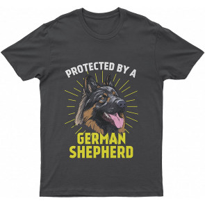 German Shepherd Protected By A German Shepherd Lovely Dog Dog T T-Shirt
