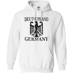 Germany Deutschland Distressed Crest Sweat T-Shirt