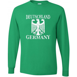 Germany Deutschland Distressed Crest T-Shirt
