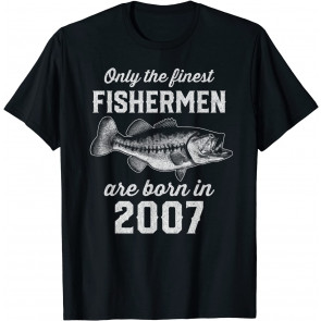 Gift For 13 Year Old: Fishing Fisherman 2007 13th Birthday T-Shirt
