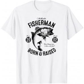 Gift For 18 Year Old Fisherman: Fishing 2002 18th Birthday T-Shirt