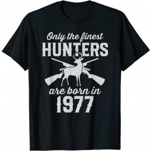 Gift For 43 Year Old Deer Hunter 43rd Birthday 1977 T-Shirt
