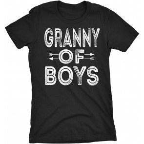 Gift For Granny - Granny Of Boys - Cute Graphic T-Shirt