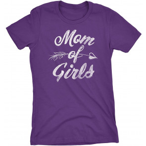 Gift For Mom - Mom Of Girls - Cute Graphic T-Shirt