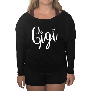 Gigi Grandma Hearts Flowy T-Shirt