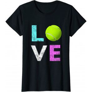 Girls Love Tennis Best Fun Birthday Gift T-Shirt