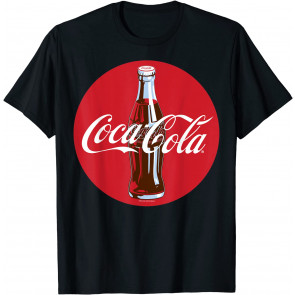 Glass Bottle Red Circle Logo T-Shirt