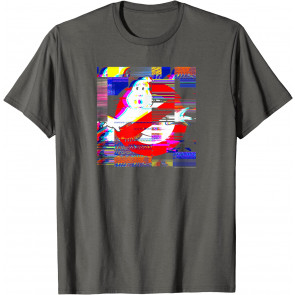 Glitched Ghostbuster Logo T-Shirt