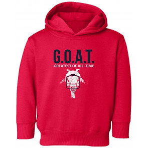 Goat - Greatest Of All Time Player Fan New England Football Little Kids Girls Boys Toddler T-Shirt