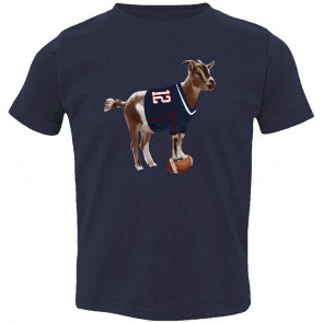 Goat Football England Fan Little Kids Girls Boys Toddler T-Shirt
