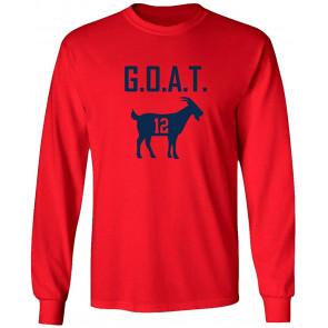 Goat Greatest Of All Time New England Football Boys Girls T-Shirt