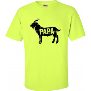 Goat Papa Greatest Of All Time Dad Grandpa T-Shirt