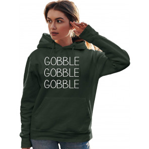 Gobble Gobble Gobble Thanksgiving Turkey Sweat T-Shirt