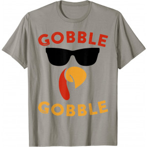 Gobble Gobble Turkey Thanksgiving Day Gifts Trot Leg Day T-Shirt