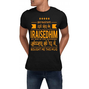 GOD Made HIM Jesus Saved HIM IRAISED HIM My Son Is The Awesome Landscaper Ecclesiastes 4:9 Bible Verse Coffee Mug 1VHIRZ T-Shirt