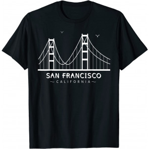 Golden Gate Bridge, San Francisco California, USA T-Shirt