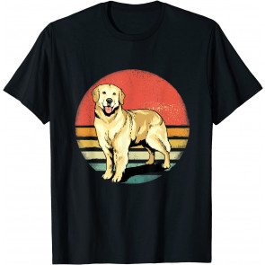 Golden Retriever Dog Lover Retro Vintage 70s Dog Pet T-Shirt