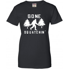 Gone Squatchin' Gone Squatching Bigfoot Sasquatch T-Shirt