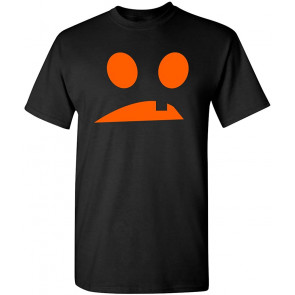 Goofy Pumpkin Emoticon T-Shirt