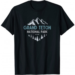 Grand Teton National Park Est 1929 Vintage National Park WY T-Shirt