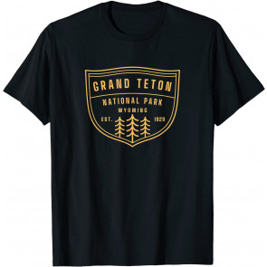 Grand Teton National Park Vintage Souvenir Retro Gift T-Shirt