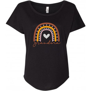 Grandma Boho Rainbow Grandmother  T-Shirt