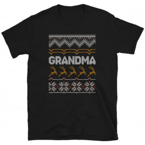 Grandma Ugly Christmas  Design Gift T-Shirt