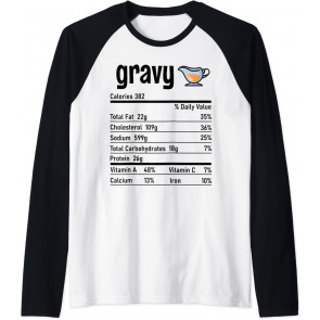 Gravy Nutrition Thanksgiving Costume Food Christmas 2021 T-Shirt