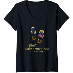 Great Smoky Mountains National Park Hiking Boot Souvenir T-Shirt