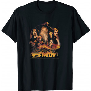 Group Shot Character Head Silhouette T-Shirt
