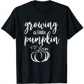 Growing Little Pumpkin Thanksgiving Pregnancy Announcement T-Shirt