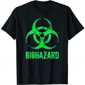 Grunge Style Biohazard Toxic Distressed Novelty Gift T-Shirt