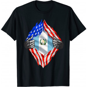 Guatemala Roots Flag Patriotic Guatemala Heritage Pride T-Shirt