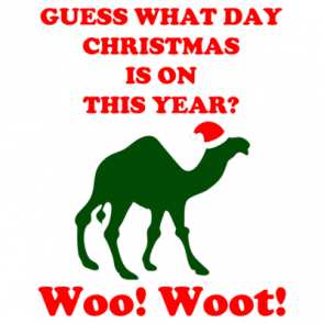 Guess What Day Christmas Is On Hump Day Shirt