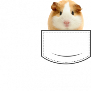 Guinea Pig In Pocket  Pocket Pet Tshirt