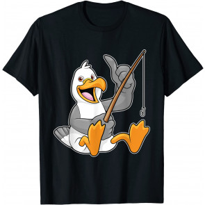 Gull Fishing Rod T-Shirt