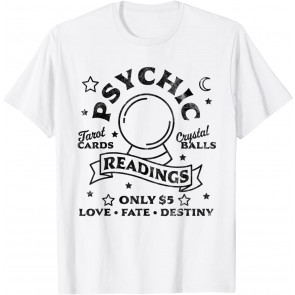 Gypsy Fortune Teller Psychic Readings Tarot Crystal Ball T-Shirt