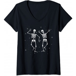 Halloween Costume Dance Of Death Macabre Skeleton Dancing T-Shirt