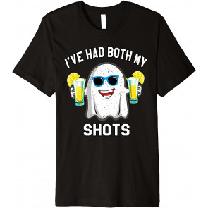 Halloween Ghost I Had My Shots Drinking Squad Halloween T-Shirt