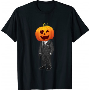 Halloween "Men In Pumpkin" , Costume Scary T-Shirt