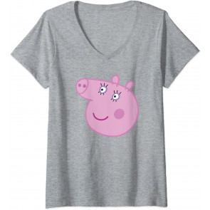 Halloween Mummy Pig Big Face T-Shirt