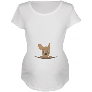 Halloween Peeking Kangaroo Joey T-Shirt