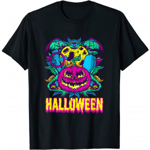 Halloween Pumpkin Scary Ghost Monster Horror T-Shirt