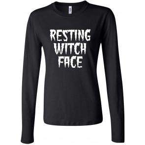 Halloween Resting Witch Face Spooky T-Shirt