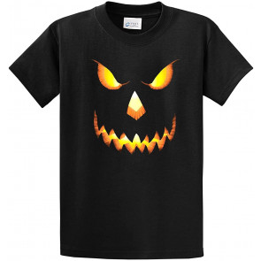 Halloween Scary Pumpkin Face Jack-o-Lantern Trick-or-Treating Spooky Men's T-Shirt
